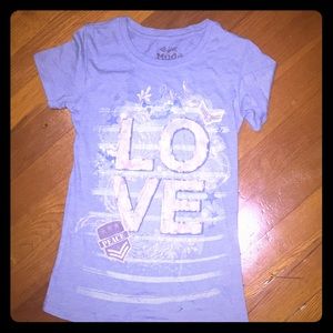 Mudd love peace shirt